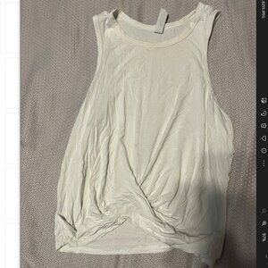 Sanutch White Tank top size Small